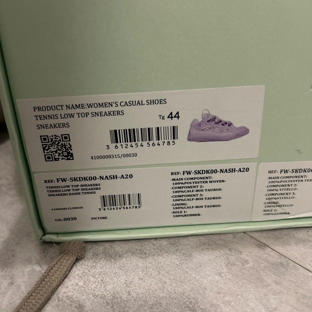 Lanvin Women's Low Top Sneakers - Lavender